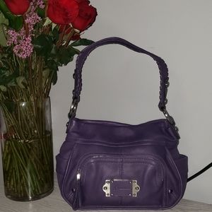 B. Makowsky | Genuine leather purple purse
